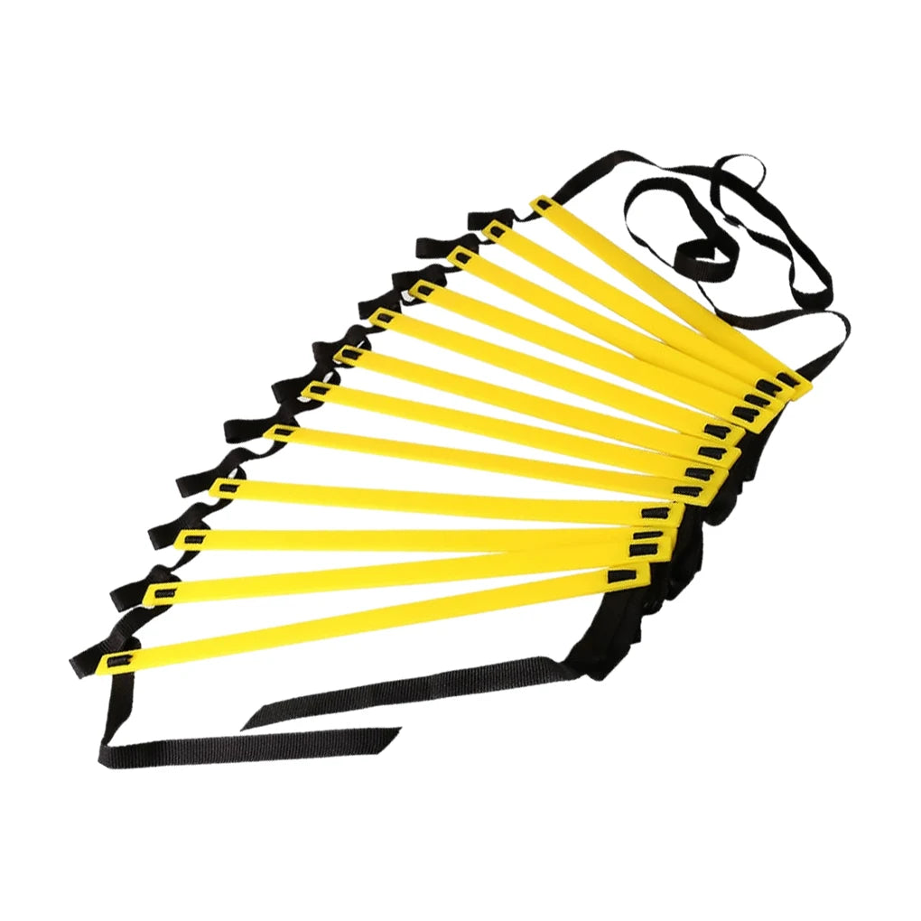 Agility Speed Ladder Nylon Straps Marking Discs Exerciser Resistance Drag Parachutes Sports Running Warm-Up Training Ladder Tool