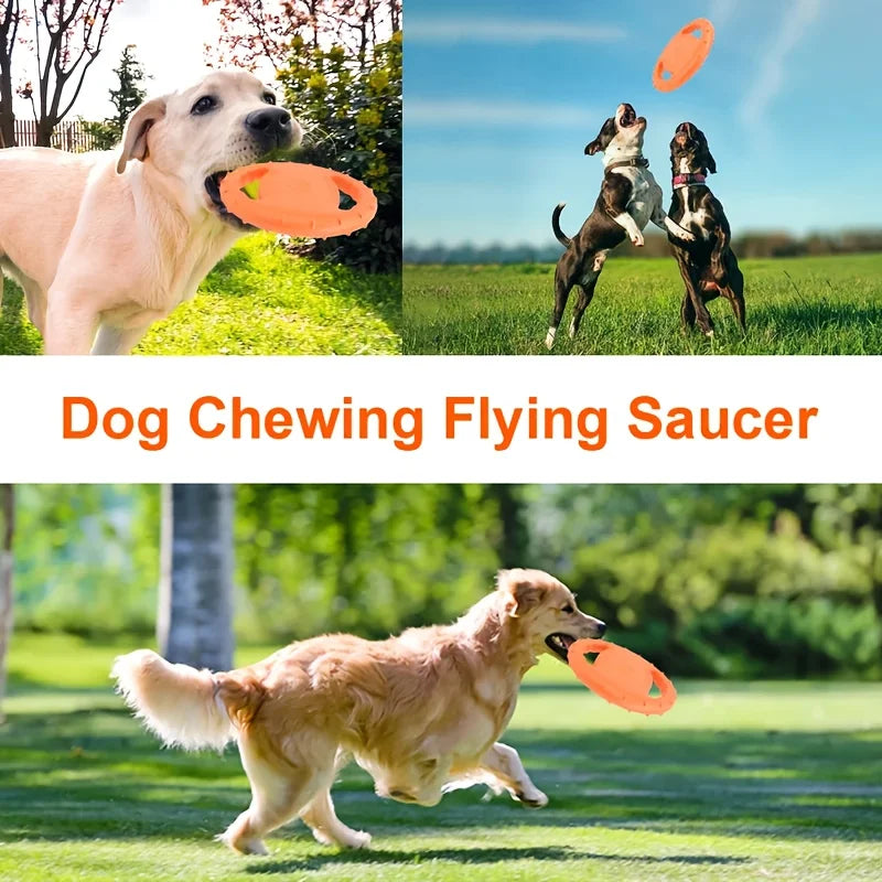 Bite-Resistant EVA Flying Disc for Dogs – Floating Training Ring for Outdoor Interactive Play