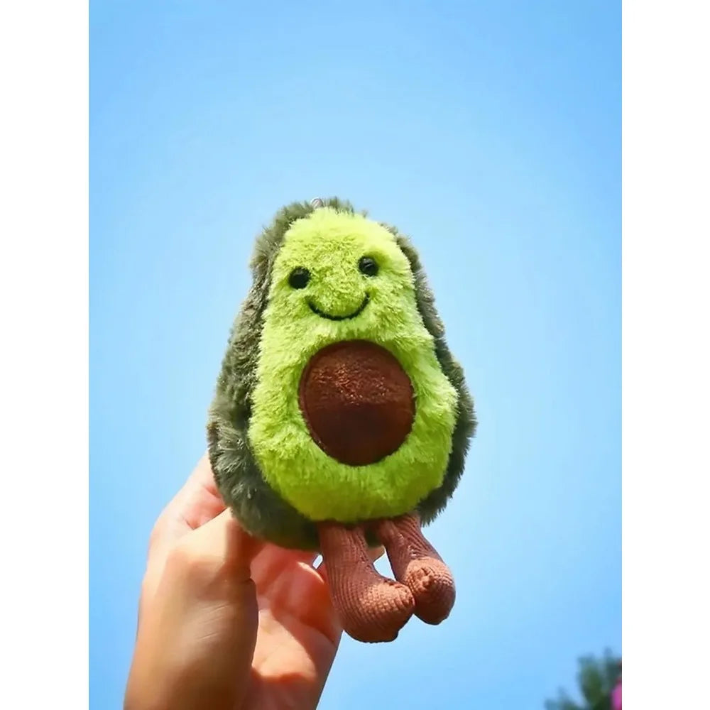 🥑 Funny Avocado Cat & Dog Plush Toy – Cute Pet Companion & Backpack Charm 🐾💚