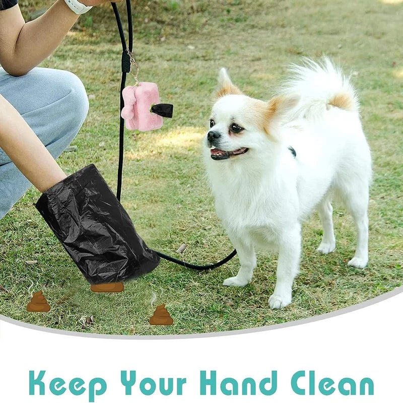 Biodegradable Dog Poop Bags – Leak-Proof Portable Pet Waste Bags for Dogs & Cats, Outdoor Walking Garbage Bags