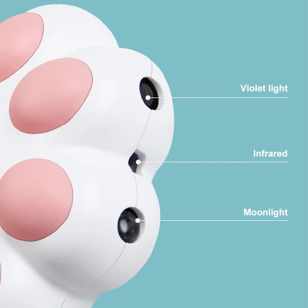 USB Rechargeable LED Laser Cat Toy – Interactive Pattern Light for Kitten Training & Play
