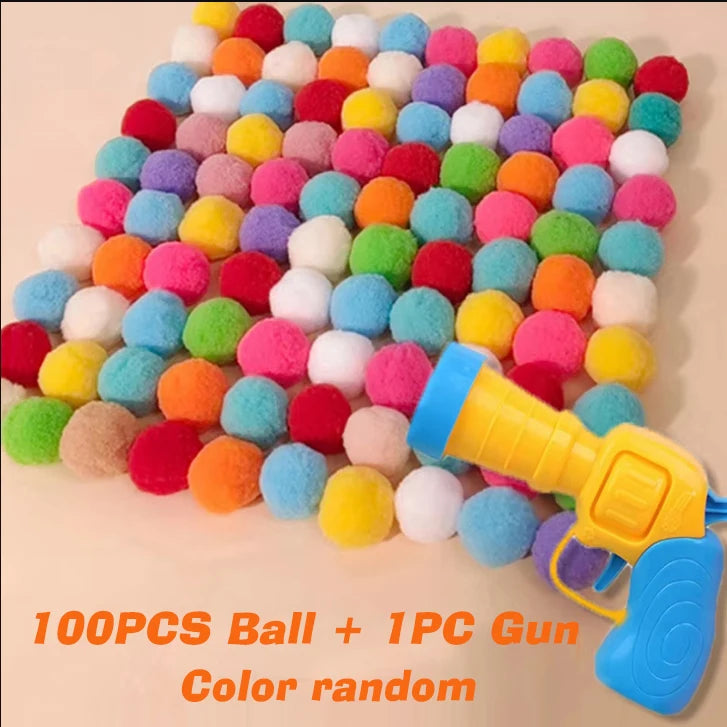 Interactive EVA Ball Launcher Set for Cats & Kittens – Continuous Shooting Pet Toy