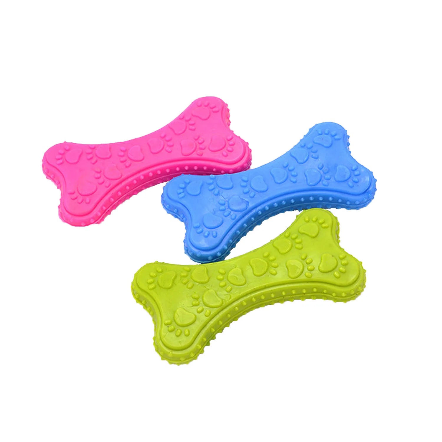 Rubber Chew Toy for Small Dogs – Teeth Cleaning & Bite-Resistant Puppy Training Toy