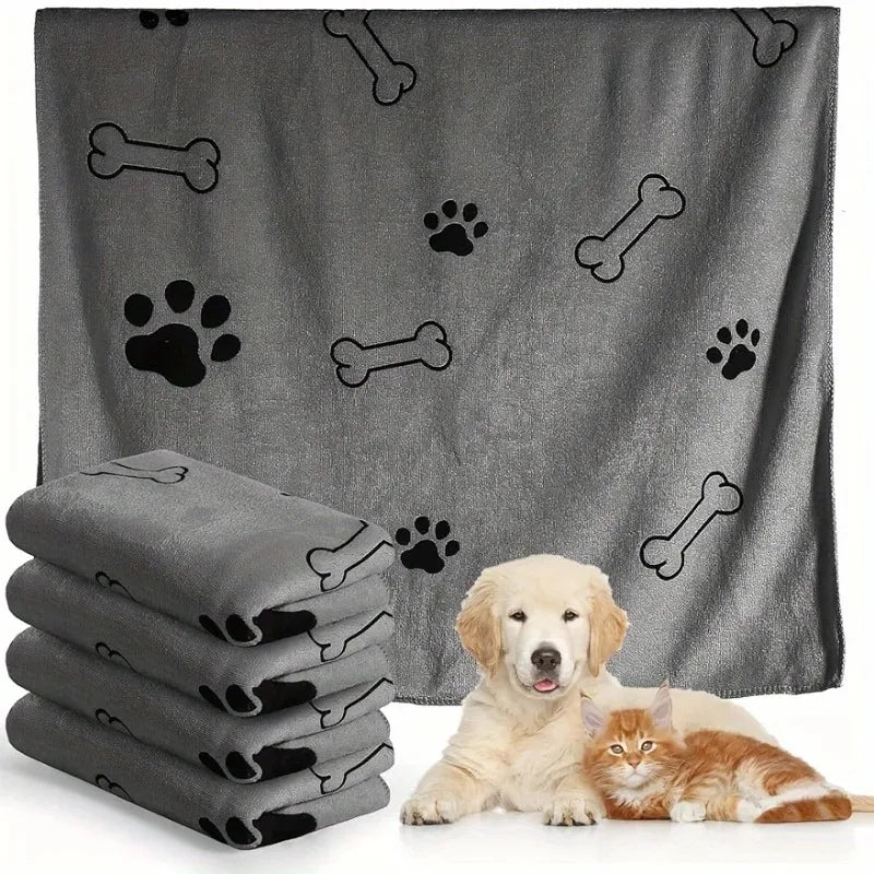 Pet Towel – Quick-Drying Microfiber Towel for Dogs, Cats & Puppies