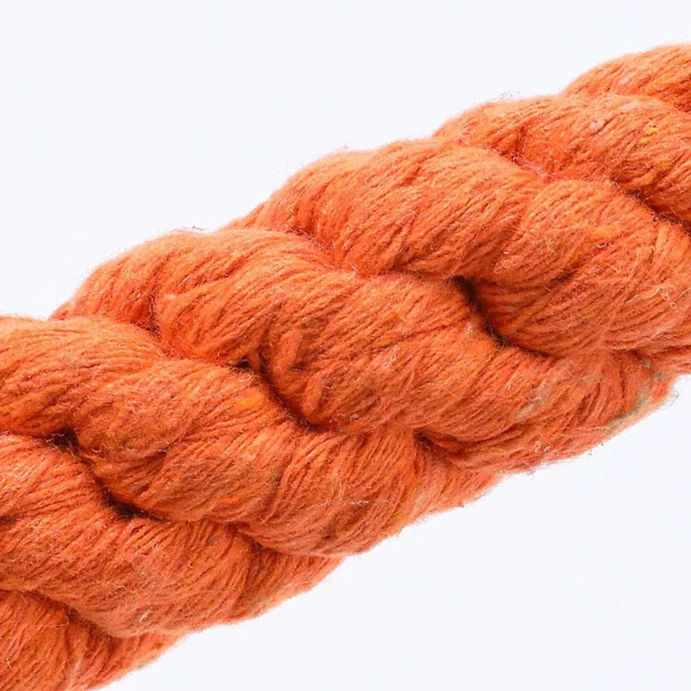 Carrot Dog Rope Toy – Durable Cotton Chew Toy for Puppies & Dogs, Teeth Cleaning Molar Toy