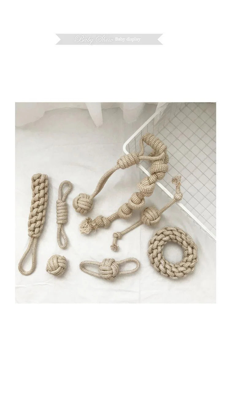 Knot Chew Toy – Teeth Cleaning & Interactive Play for Pets 🪢🐾