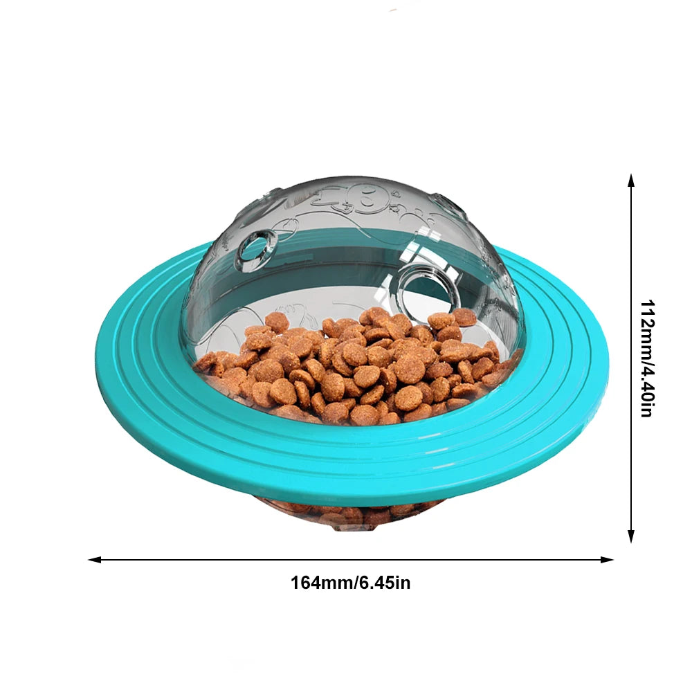 Dog Flying Disk Food Dispenser – Interactive Slow Feeder Toy 🥏🐾