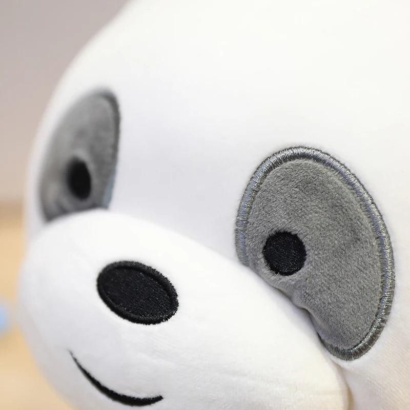 🧸 Original We Bare Bears Plush Toys – Grizzly, Panda & Ice Bear Stuffed Dolls 🐻🐼❄️