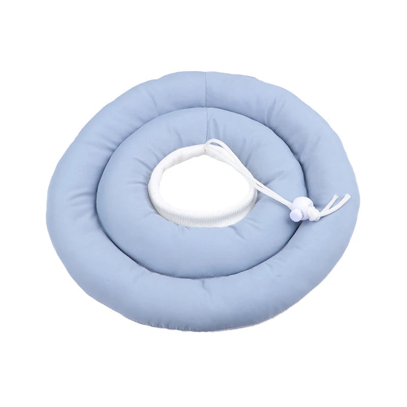 Soft Pet Recovery Collar – Cotton Elizabethan Neck Cone for Dogs & Cats – Anti-Scratch, Anti-Lick Wound Healing Headgear