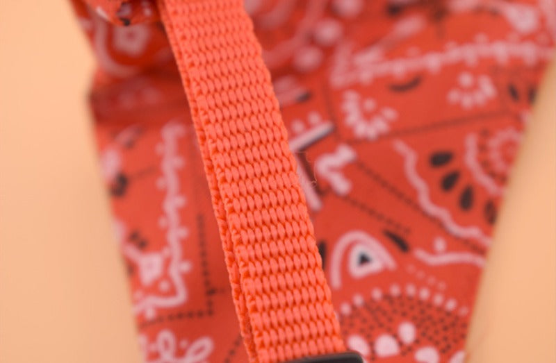 Adjustable Pet Triangle Scarf – Printed Dog & Cat Saliva Towel Neckerchief for Puppies & Kittens