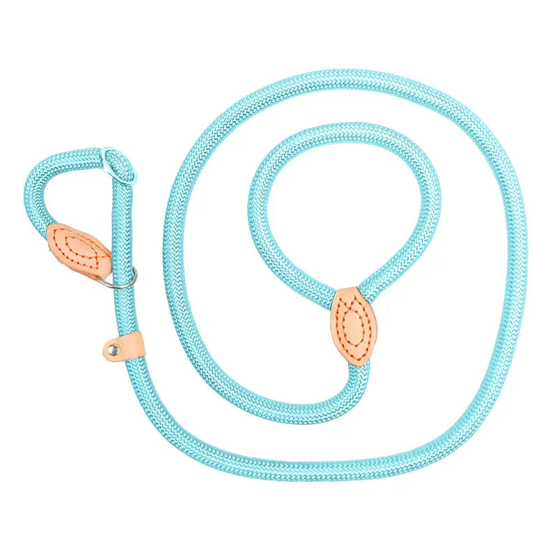 Heavy Duty Slip Rope Dog Leash – Adjustable Braided Training Lead