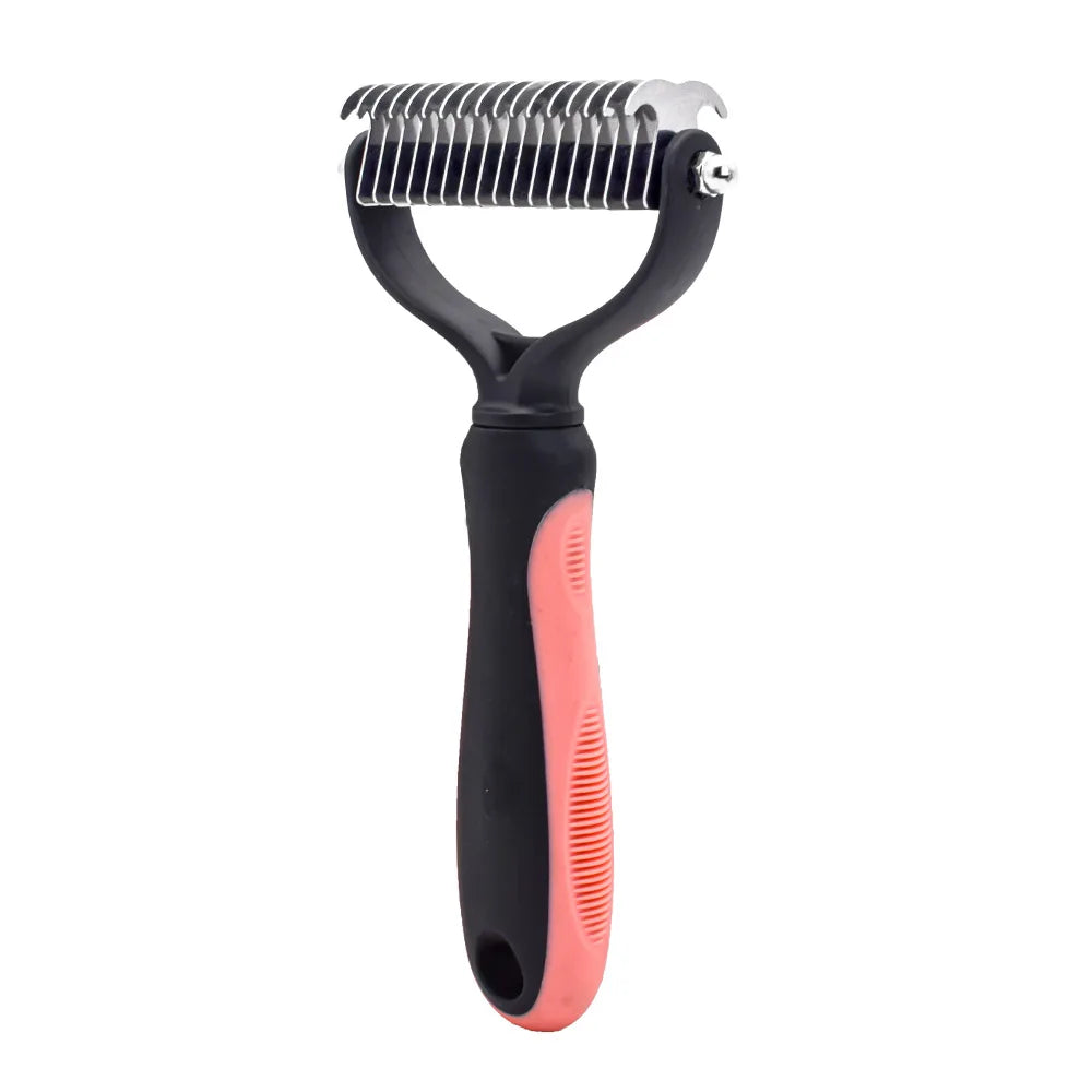 All-in-One Dog & Cat Hair Remover Brush – Grooming Comb for Long, Short & Curly Hair