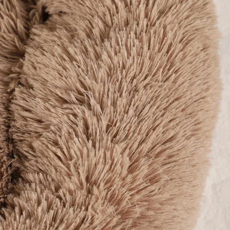 Cute Bear Paw Dog & Cat Bed – Soft Fluffy Pet Sofa Bed for Small to Large Pets