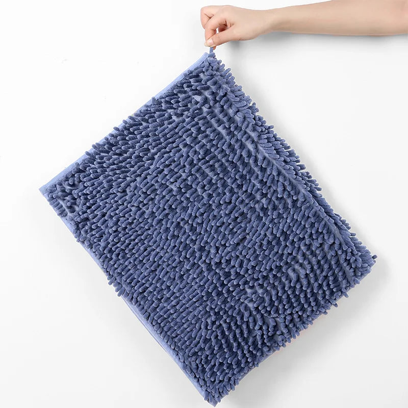 Chenille Plush Pet Mat – Soft Absorbent Dog & Cat Bed Pad, Cozy Seat Cushion for Crates, Bathroom & Pet Lounging