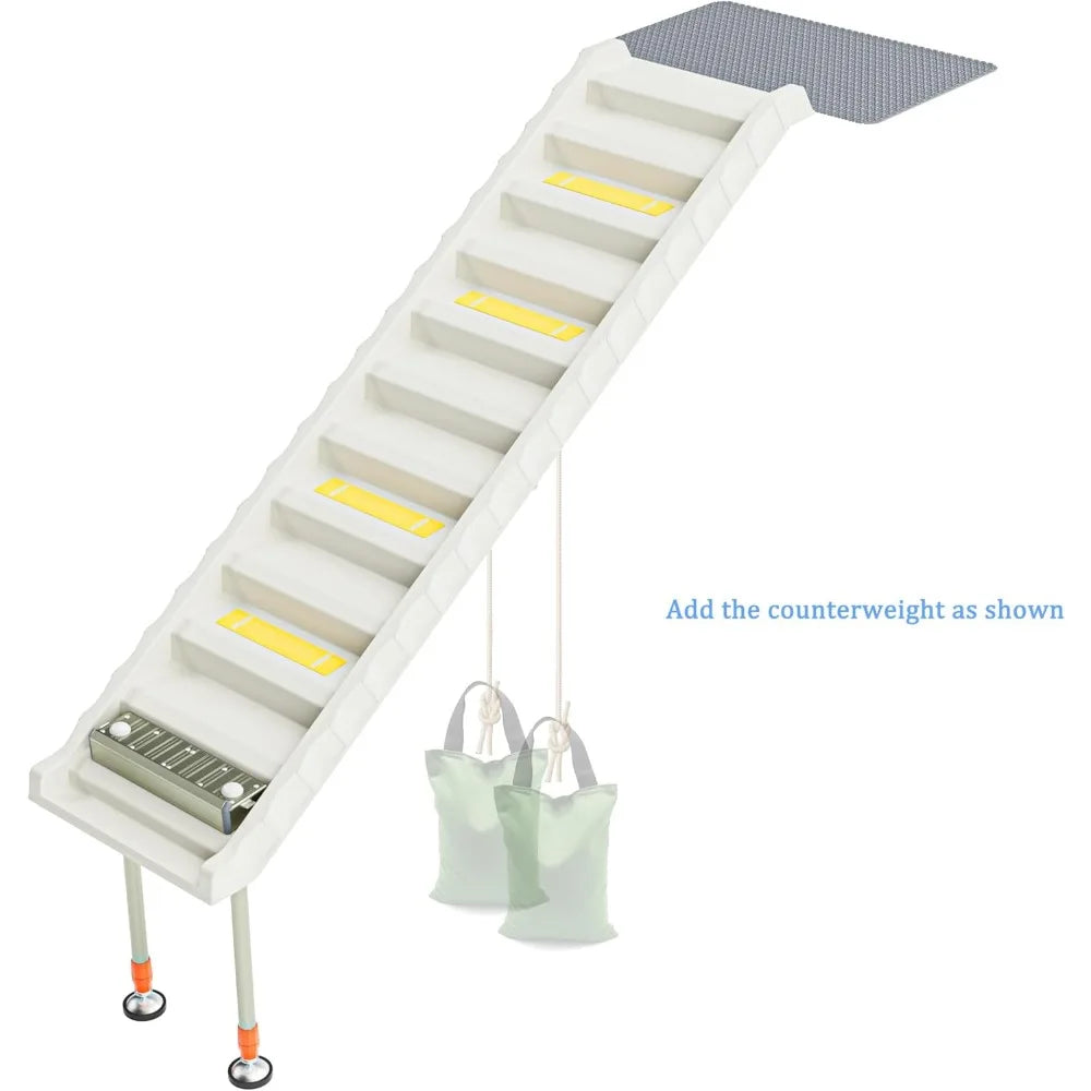 Foldable Dog Pool Ramp – Adjustable Water Ramp for Safe Pet Swimming