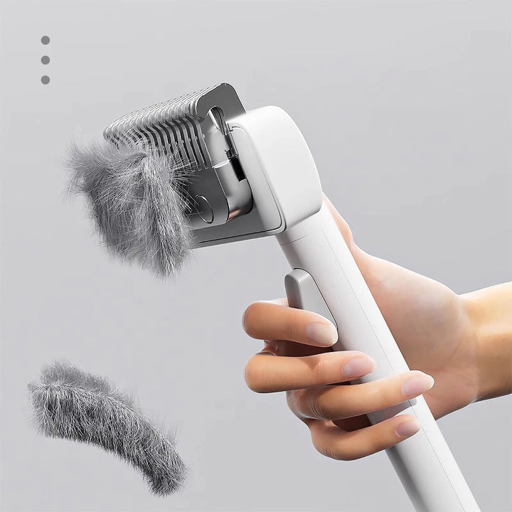 🐾 Stainless Steel Pet Comb with Rounded Knife Head – Gentle Grooming Tool for Dogs & Cats