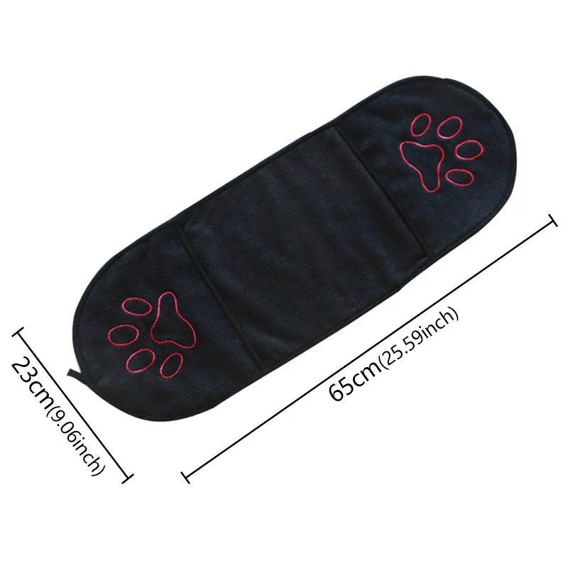 Pet Bath Towel for Cats & Dogs | Quick-Drying Absorbent Microfiber Gloves & Washcloth